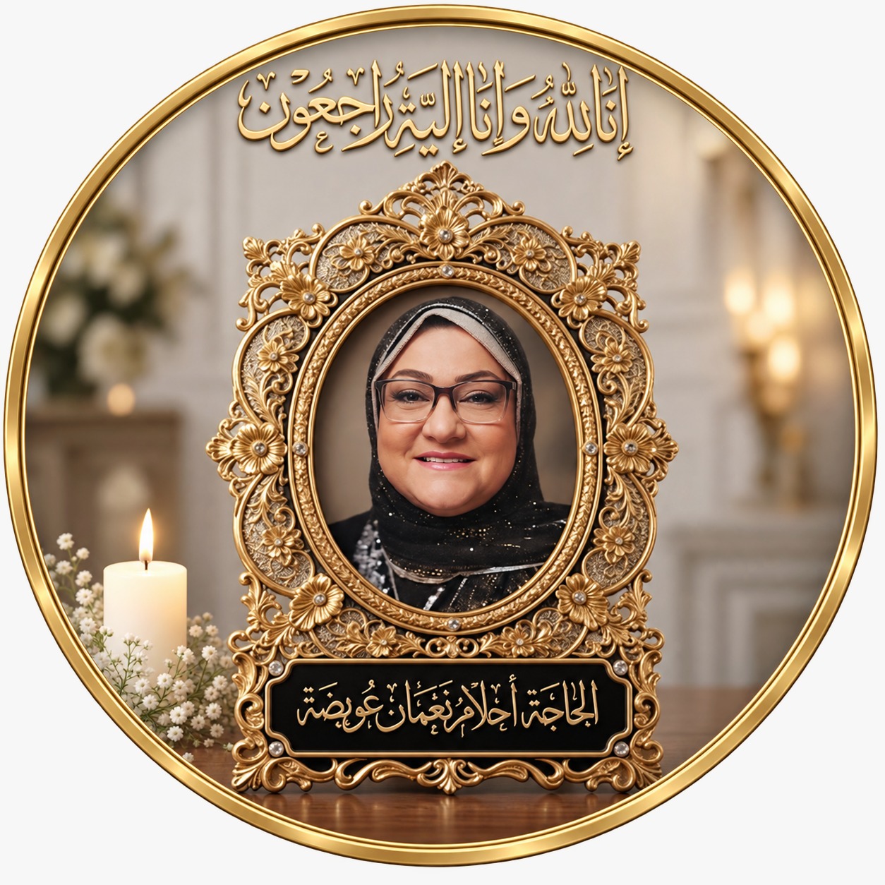 ختمة إلكترونية إلي المغفور لها بإذن الله احلام نعمان عويضه حرم الاستاذ محمد فتحي رحمها الله